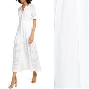 LoveshackFancy Edi Midi Shirtdress